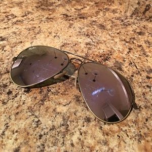 Purple ray ban aviators